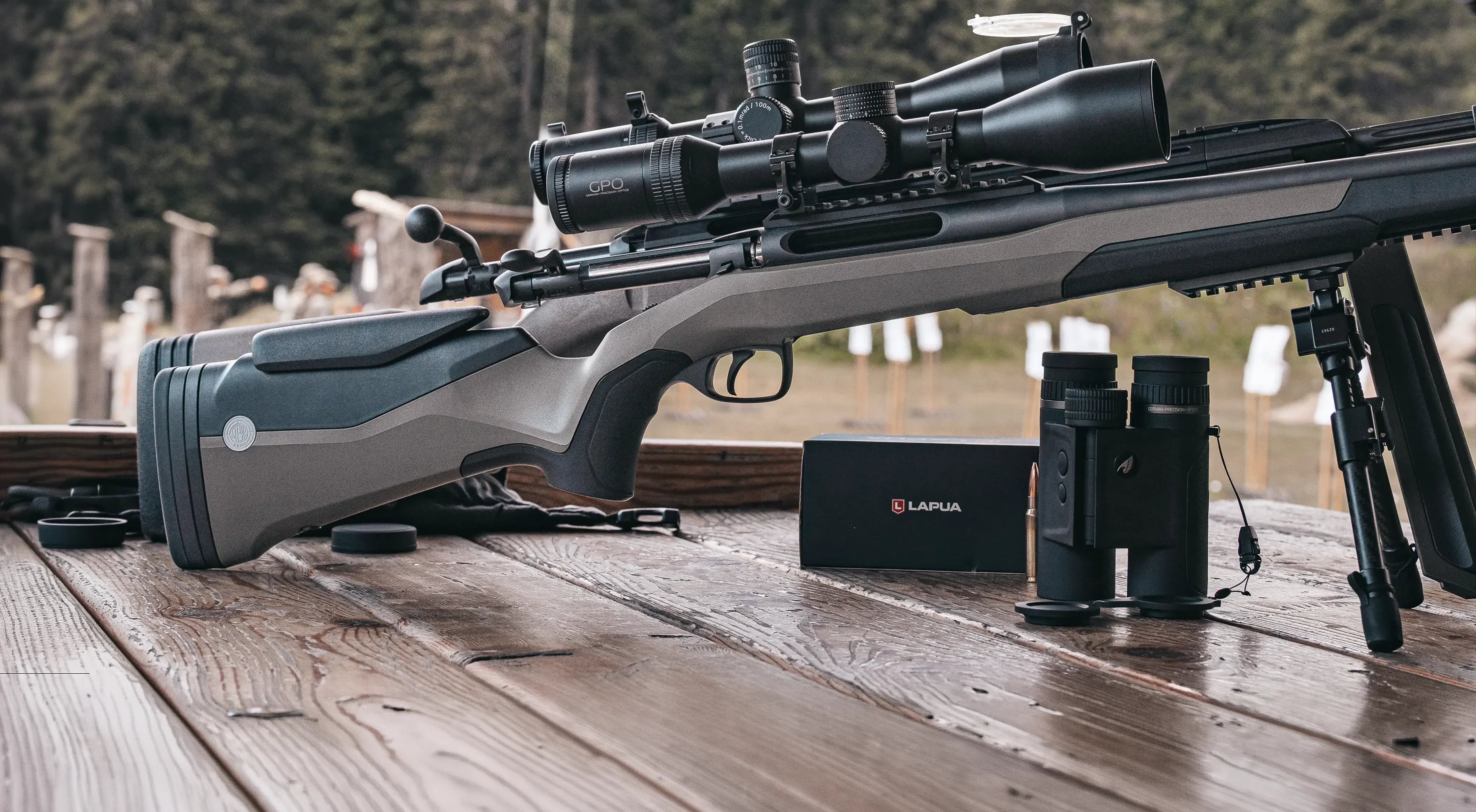 Zieloptik, Sportschießen, Schießstand