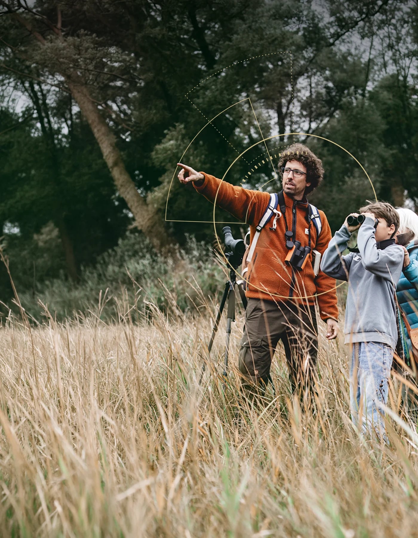 Birding, Group, Binoculars, Spotting Scope, Tripod, Nature